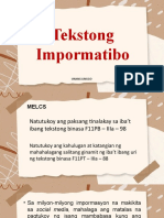 Week 1 TEKSTONG IMPORMATIBO