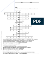 Unit 2 - Motion: Part A. Vocabulary Review