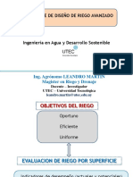 Software de Diseño de Riego Avanzado: Ing. Agrónomo LEANDRO MARTIN Magister en Riego y Drenaje