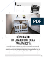 Cómo Hacer Un Velador Con Cama para Mascota: Media