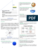 Elestrostática: Modelo de Thomson (Pudim de Passas)