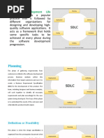 Software Development Life: Cycle (SDLC)