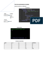 Elercicios de Algoritmos de SUCESIONES DE SERIES