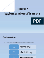 Agglomeration of Iron Ore