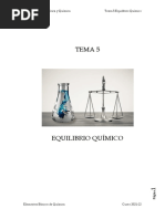 Tema 5: Departamento de Física y Química Tema 5.equilibrio Químico