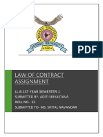 Law of Contract Assignment