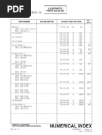 Numerical Index: Part Number Ch-Sect-Unit-Fig-Item TTL REQ Airline Part No