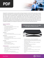 Ribbon SBC 5400 Data Sheet