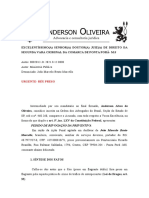 Excelentíssimo (A) Senhor (A) Doutor (A) Juiz (A) de Direito Da Segunda Vara Criminal Da Comarca de Ponta Porã-M.S