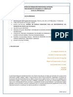 Gestión de Formación Profesional Integral Procedimiento Desarrollo Curricular Guía de Aprendizaje