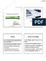 Définitions Le Plan Stratégique: Faculté D'économie Et de Gestion Kénitra