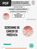 Cáncer de Próstata y Scrrening