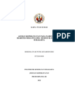 Asuhan Keperawatan Pada Pasien Dengan Diabetes Mellitus (DM) Di Rsud DR - Moewardi Surakarta