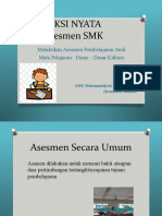 Aksi Nyata Asesmen SMK: Melakukan Asesmen Pembelajaran Awal Mata Pelajaran: Dasar - Dasar Kuliner