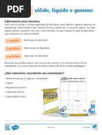 Sólido, Líquido o Gaseoso: Estados de La Materia