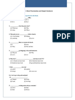 Active English Grammar - 1 - Practice Test