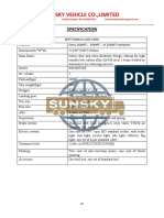 Specification of Skeleton Trailer