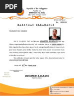 Barangay Clearance