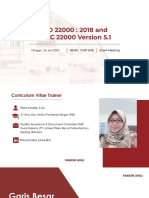 Materi Iso 22000 & FSSC 22000 (Food Safety Batch 27 Makin Ahli 2022)