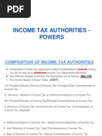 Income Tax Authorities - Powers