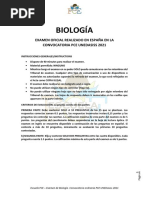 Escuela PCE - Examen Biologia - Ord Resuelto 2021