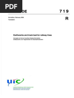 Uic Code Uic Code: Earthworks and Track Bed For Railway Lines Earthworks and Track Bed For Railway Lines