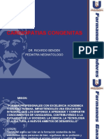 Cardiopatias Congenitas: Dr. Ricardo Bendek Pediatra Neonatologo