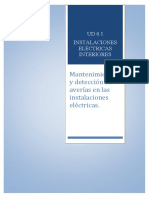 UD. 6.1 Mantenimiento y Detección de Averías en Las Instalaciones Eléctricas