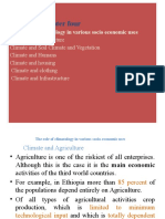 Chapter Four: The Role of Climatology in Various Socio Economic Uses