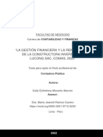 La Gestión Financiera y La Rentabilidad