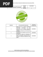 Matriz Ambiental Priorizada: Sistema Nacional de Certificación Ambiental de Establecimientos Educacionales (SNCAE)