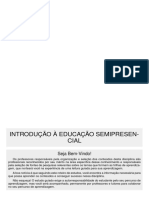 Introdução À Educação Semipresen-Cial: Seja Bem-Vindo!