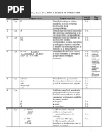 Matematica, Clasa A IV-a. TEST 2. BAREM DE CORECTARE