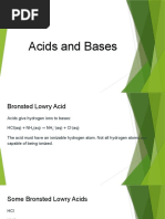 Acids and Bases Honors