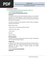 11 Plan de Manejo Ambiental: 11.01. Programa de Medidas Preventivas, Mitigadoras Y Correctivas