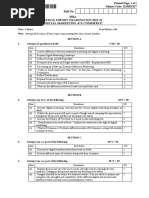 KMBN207 Roll No: MBA (Sem Ii) Theory Examination 2021-22 Digital Marketing & E-Commerce