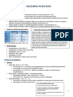 Equilibrio Ácido-Base: Generalidades