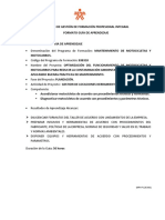 GFPI-F-135 Guía de Aprendizaje MANTENIMIENTO DE MOTOCICLETAS Y MOTOCARROS