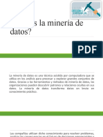 Qué Es La Minería de Datos