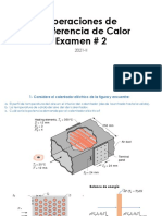 Operaciones de Transferencia de Calor Examen # 2