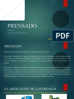 Prensado: Unidad 3 Operaciones Unitarias 1