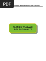 Plan de Trabajo Del Estudiante