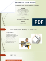 Principales Caracteristicas de Los Dictamen de Auditoria - G1