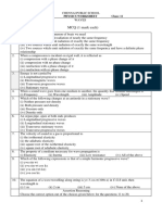 Waves Worksheet