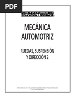 Mecánica Automotriz: Ruedas, Suspensión Y Dirección 2