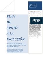 Plan DE Apoyo ALA Inclusión