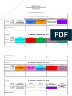 Lista de Oferta - Quadro de Horário - Curso de Direito - CPAN - UFMS - 2023.1