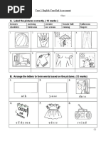 Year 2 English Yeaar-End Assessment