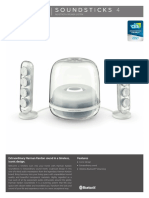 HK SoundSticks4 Spec Sheet English