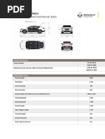 New Renault Arkana - Dimensions & Technical Data